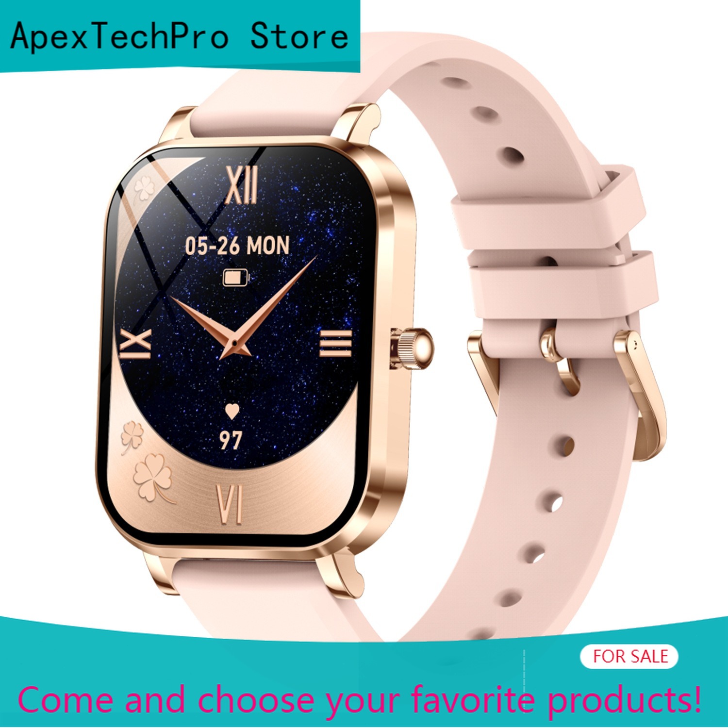 Korean Women Lifestyle - Reloj Inteligente ApexTPUltra Delgado para Mujer