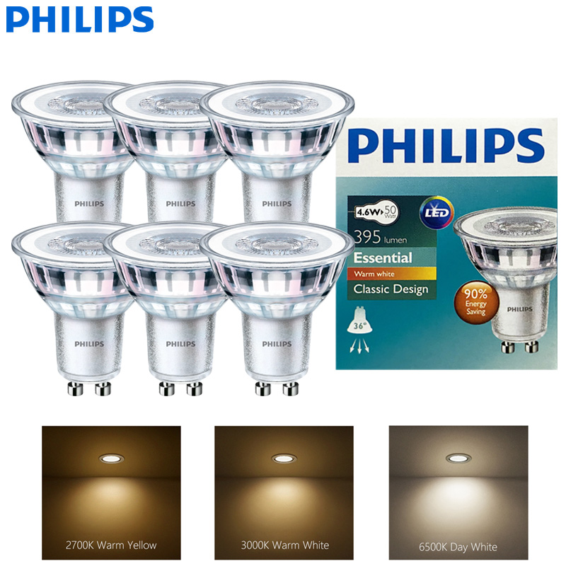 Philips Bulb Led Classic - Philips Essential LED GU10 PAR16 Foco