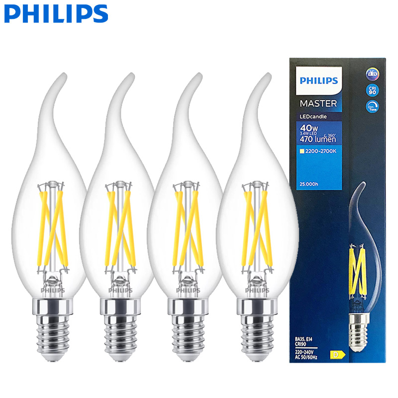 Philips Bulb Led Classic - Philips Master LED vela E14 lámparas