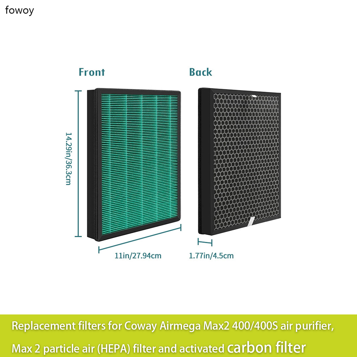 Coway Air Purifier Airmega 400 - Filtros de repuesto para purificador de