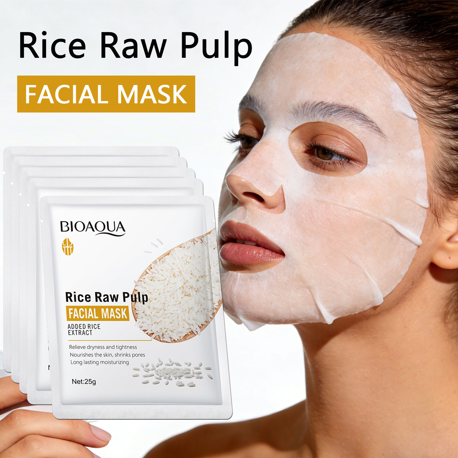 Korean Skincare Routine - 1/5/10/20 piezas Mascarillas Faciales de Pulpa