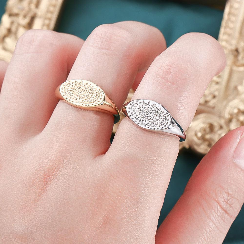 Anillo minimalista con diseño  - Korean Women Lifestyle reseña y precio