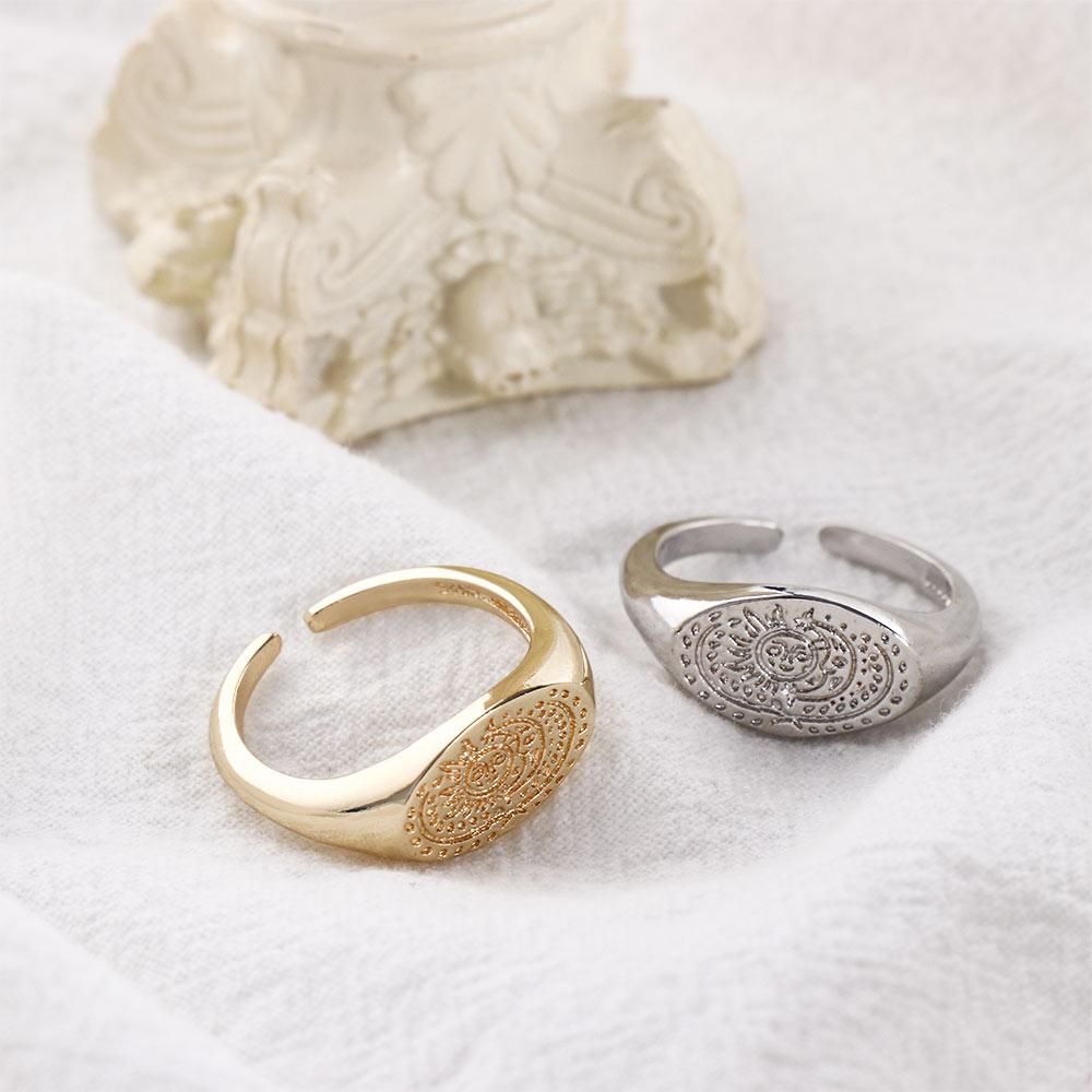 Anillo minimalista con diseño  - Korean Women Lifestyle reseña y precio