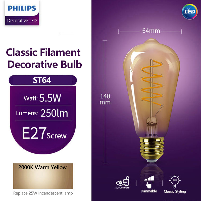 Bombilla Decorativa LED Philip - Philips Bulb Led Classic reseña y precio
