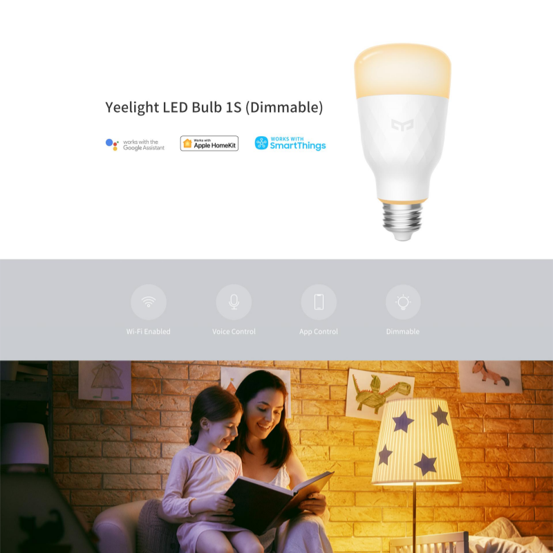 YEELIGHT bombilla LED 1S luz i - Yeelight Light Smart Bulb reseña y precio