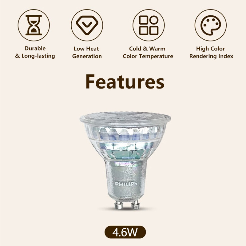 Philips LED GU10 PAR16 Esencia - Philips Bulb Led Classic reseña y precio