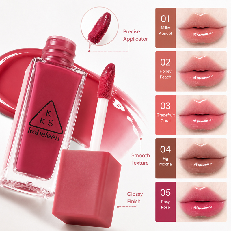 Brillo Labial Juicy Glass de K - Lip Tint Korean reseña y precio