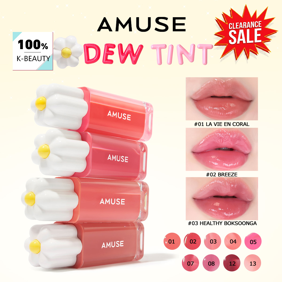 [Oferta de Liquidación] AMUSE  - Lip Tint Korean reseña y precio