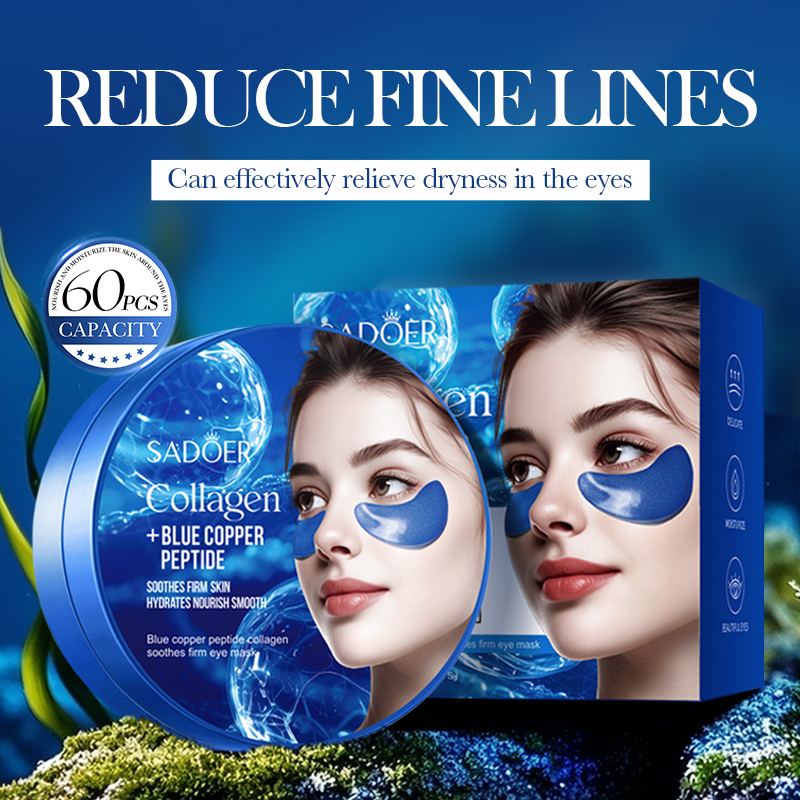 60 uds SADOER caféína cristal  - Sheet Mask Collagen reseña y precio