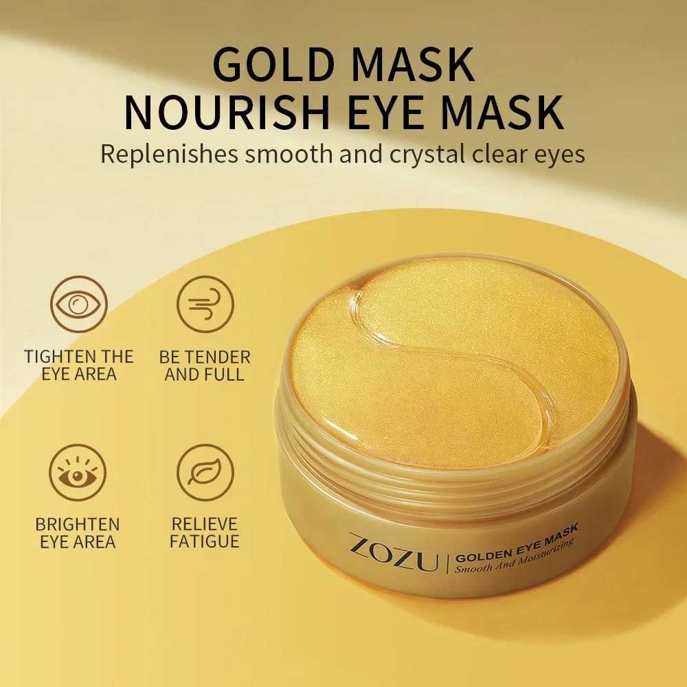 Parche de Gel para ojos dorado - Sheet Mask Collagen reseña y precio