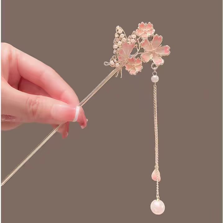 Horquilla Sakura con un Toque  - Hanbok Hair Pin reseña y precio