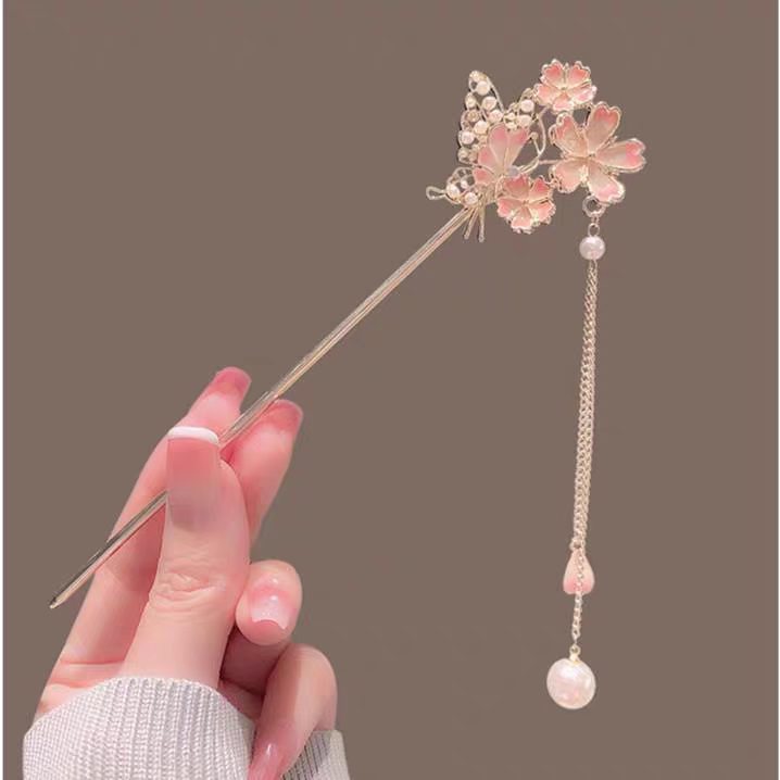 Horquilla Sakura con un Toque  - Hanbok Hair Pin reseña y precio