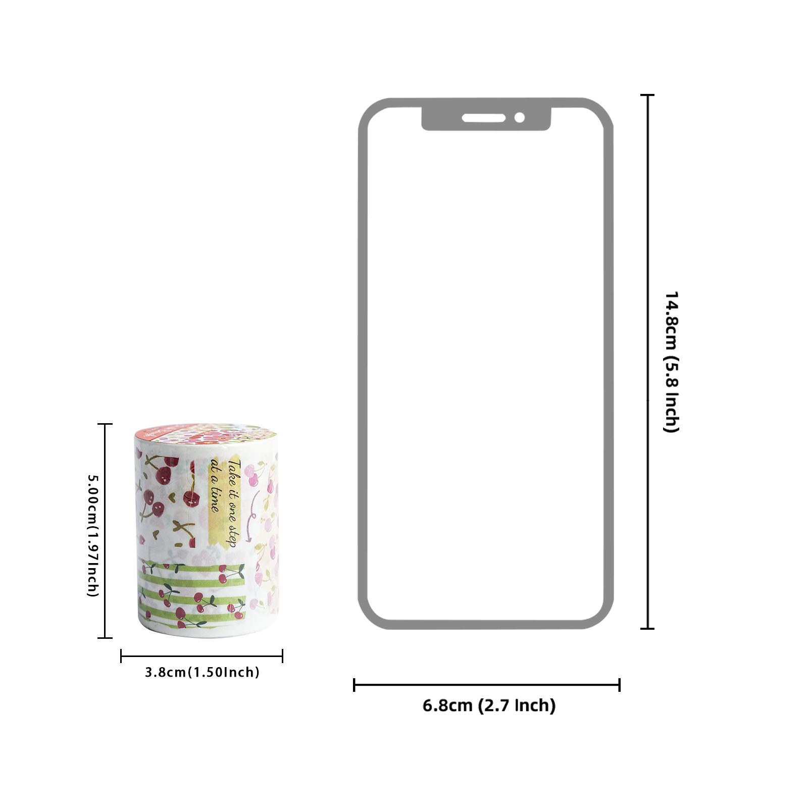 Cinta decorativa Washi con dis - Korean Student Lifestyle reseña y precio
