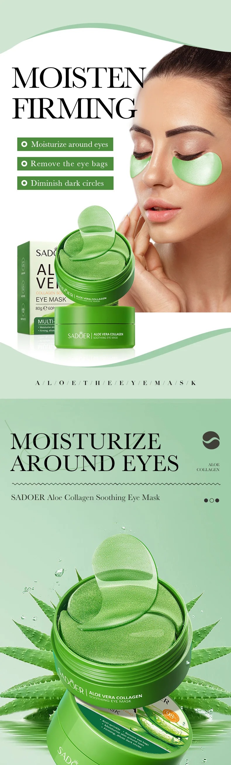 Mascarilla de colágeno de Aloe - Sheet Mask Collagen reseña y precio