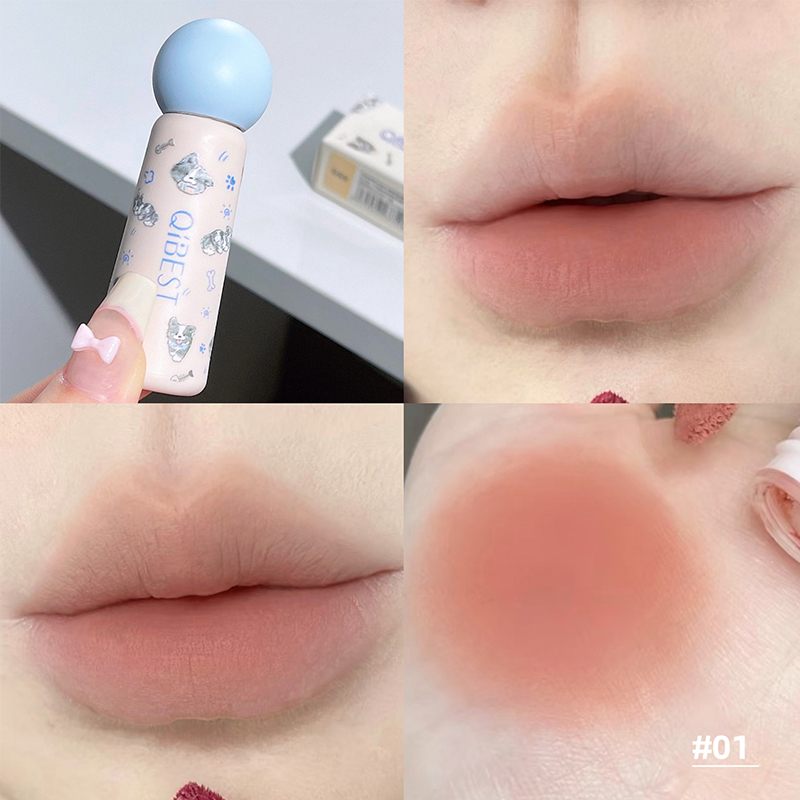 QIBEST lindo terciopelo mate l - Lip Tint Korean reseña y precio