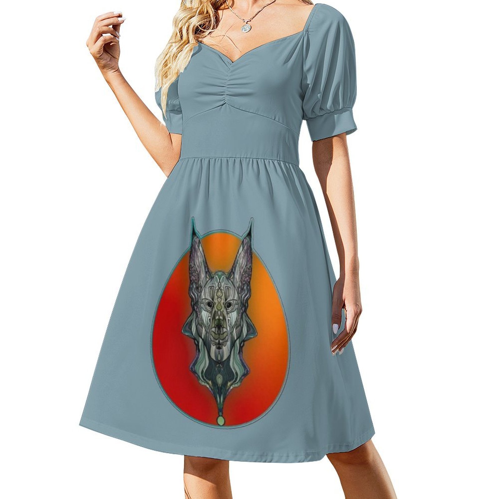 Vestido informal de estilo cor - Korean Women Lifestyle reseña y precio