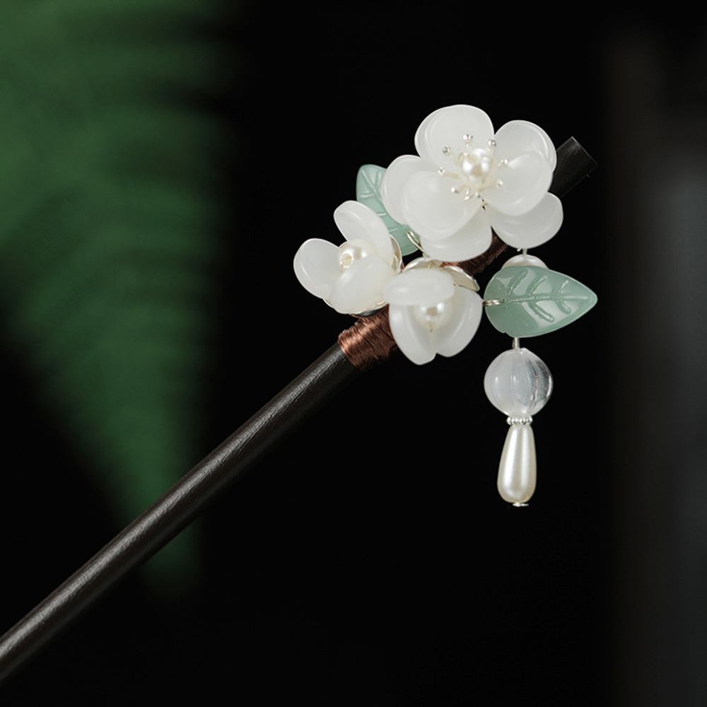 Horquilla de flor Retro con pe - Hanbok Hair Pin reseña y precio