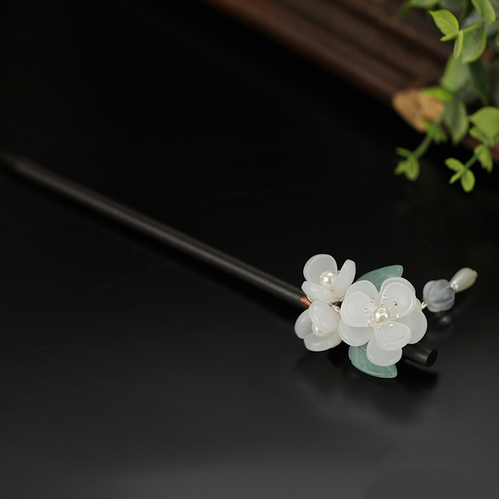 Horquilla de flor Retro con pe - Hanbok Hair Pin reseña y precio